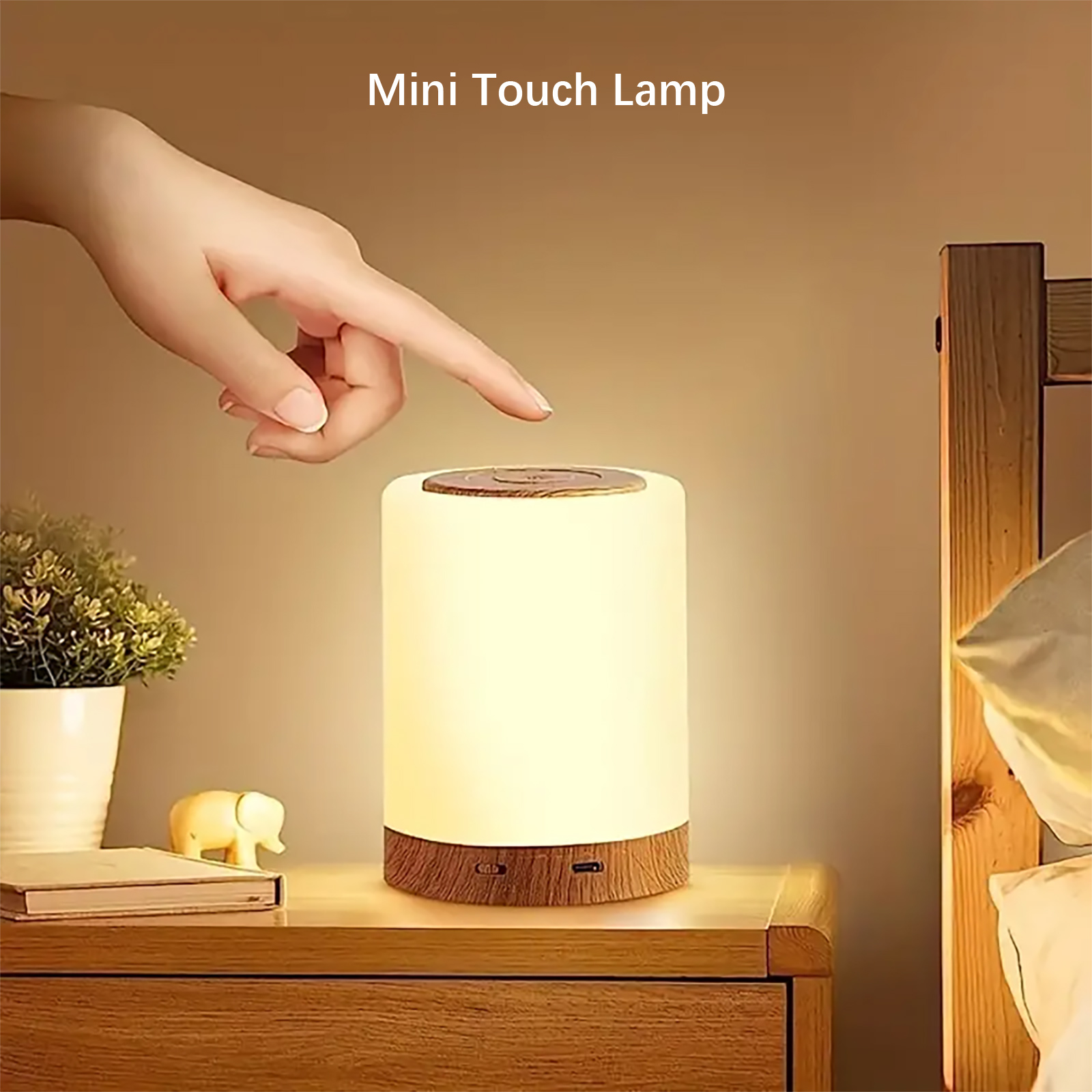 Rgb Desk Lamp Smart - Akıllı LED Gece Lambası, Taşınabilir Dokunmatik