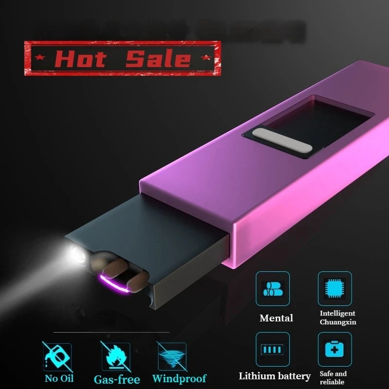 Kitchen Electronics Gadgets - Taşınabilir Darbeli Ark Elektrikli Çakmak Açık