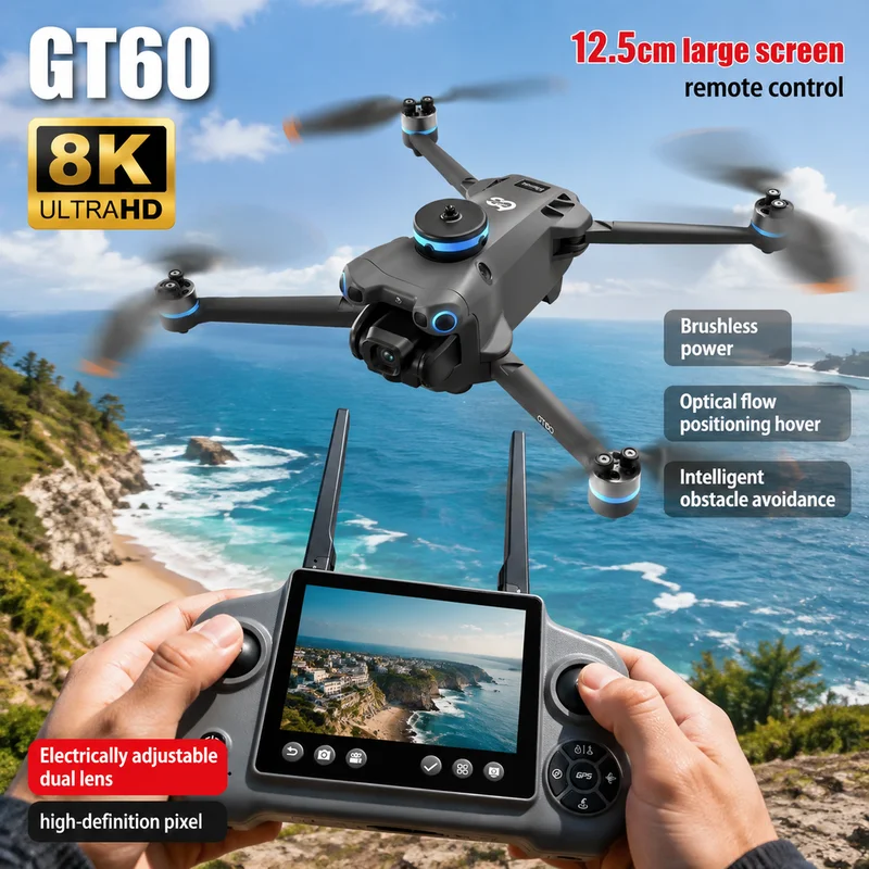 Unique Electronics Gadgets - YENİ GT60 Mini Drone Çift Kamera