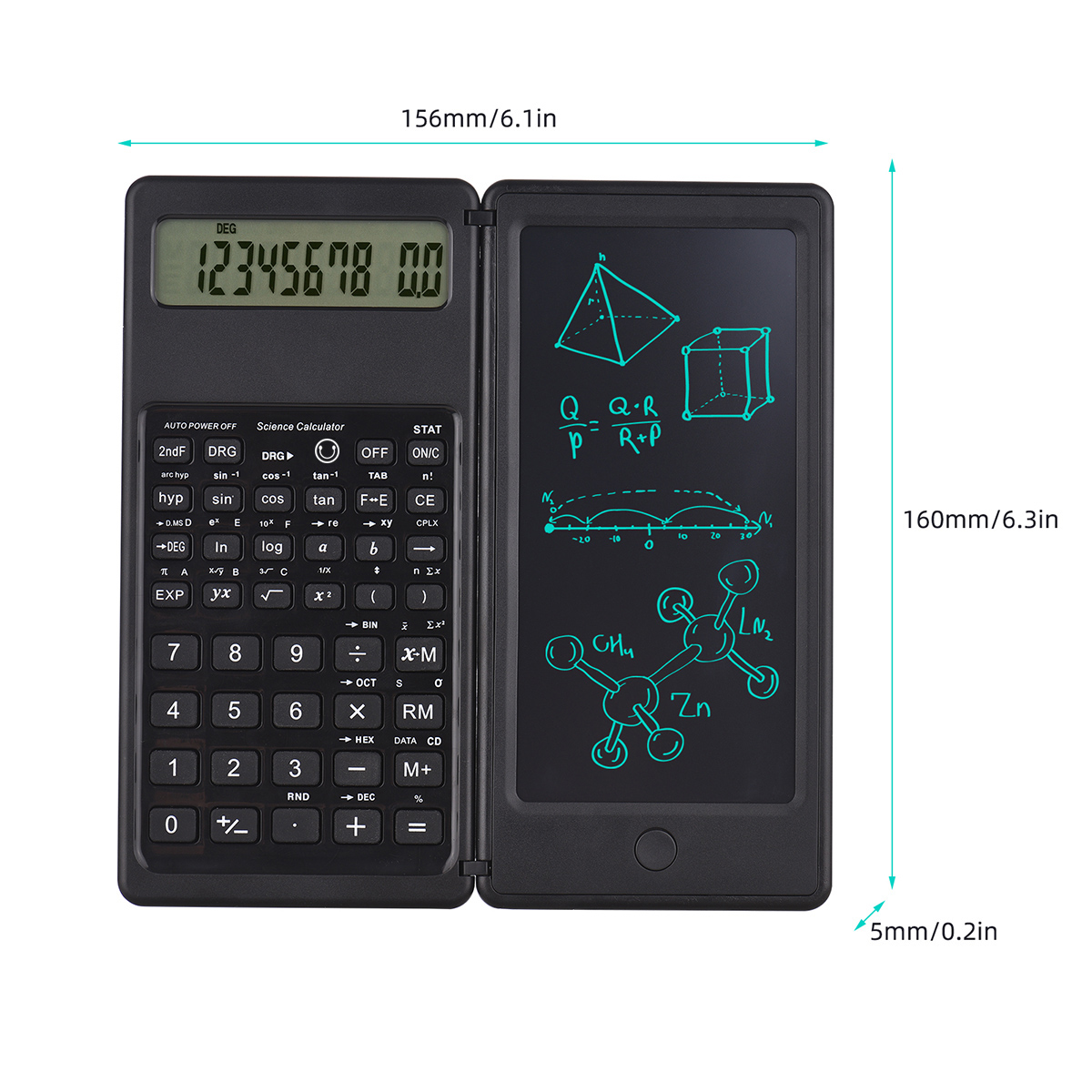 Smart Pen Digital - Taşınabilir Hesap Makinesi 6.5 İnç LCD
