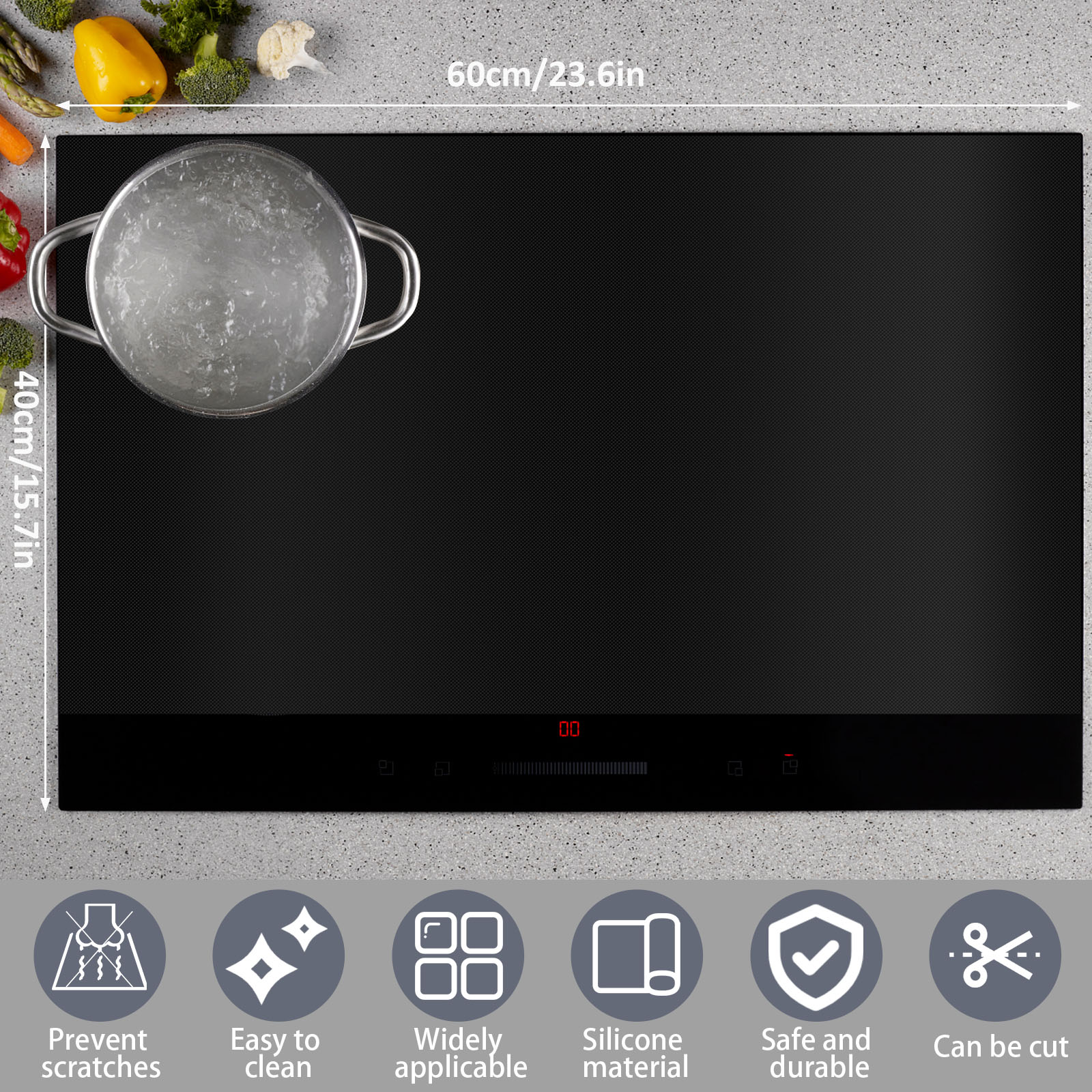 Indüksiyon ocak kapağı silikon - Kitchen Electronics Gadgets incelemesi ve fiyatı