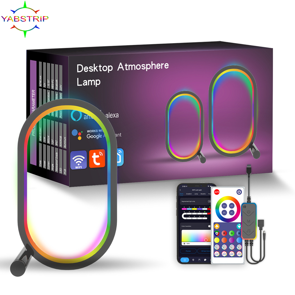 Akıllı WIFI APP yaratıcı masa  - Rgb Desk Lamp Smart incelemesi ve fiyatı