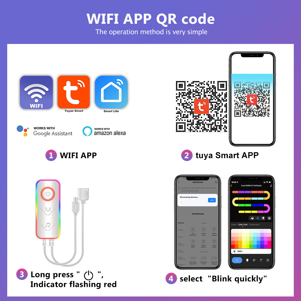 Akıllı WIFI APP yaratıcı masa  - Rgb Desk Lamp Smart incelemesi ve fiyatı
