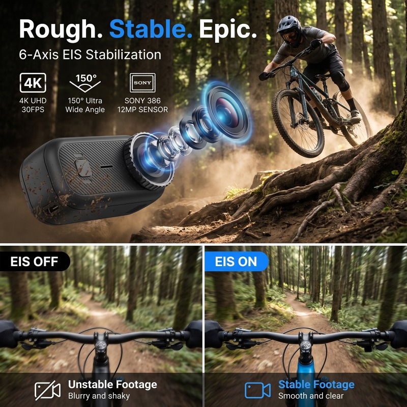 APEX Action 4K Kamera Mini POV - Unique Electronics Gadgets incelemesi ve fiyatı