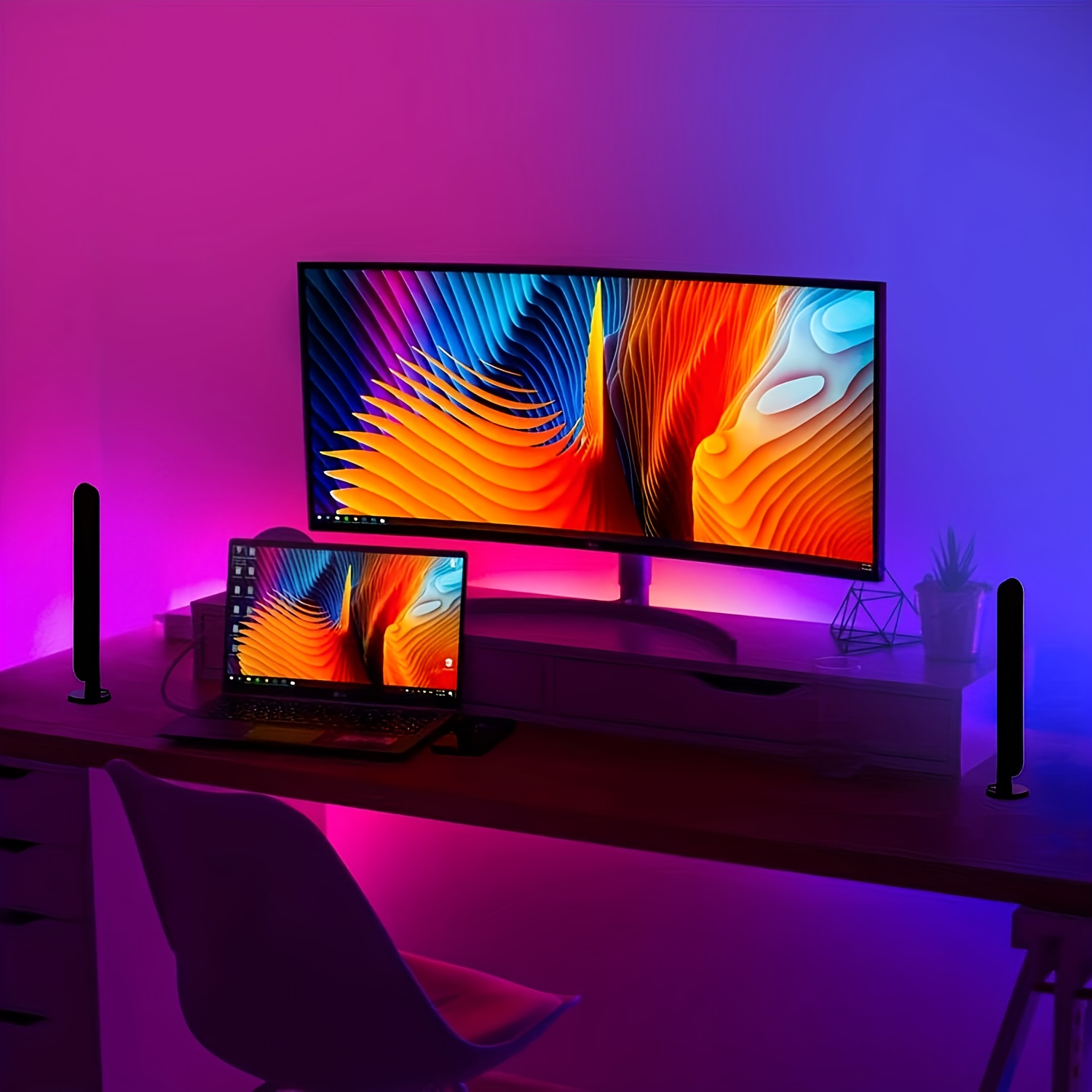 1/2 adet LED Masaüstü Akıllı R - Rgb Desk Lamp Smart incelemesi ve fiyatı